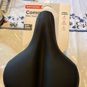Schwinn Wide Black Comfort Midway Cruise Bicycle Seat/Saddle Soft Foam - NEW